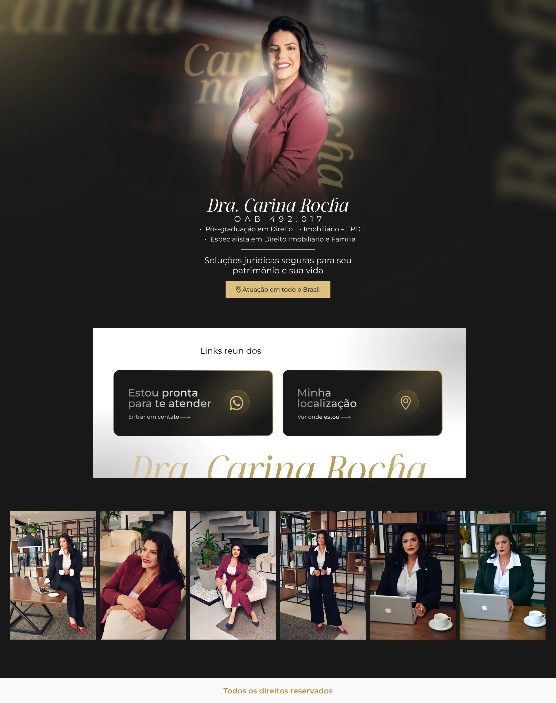 Link bio - Carina Bio